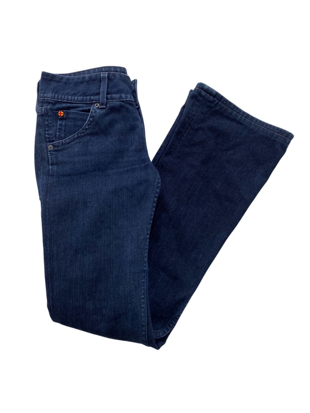 Hudson Bootcut Jeans Mid Rise Dark Wash Stretch Denim Women’s 26 Made in USA